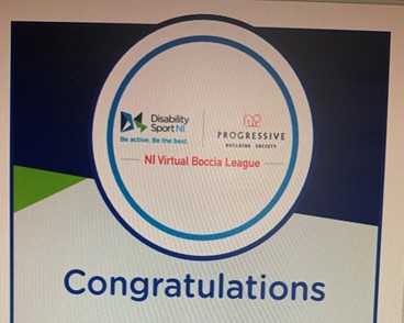 Virtual Boccia Certificates